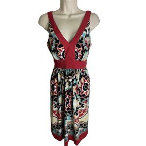 TRULLI Women's Geometric Print Dress Size 8